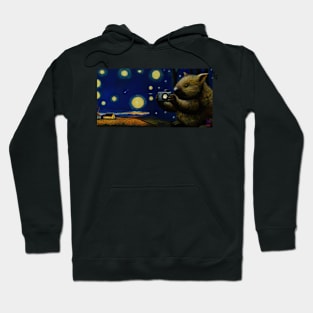 Wombat stary nights Hoodie